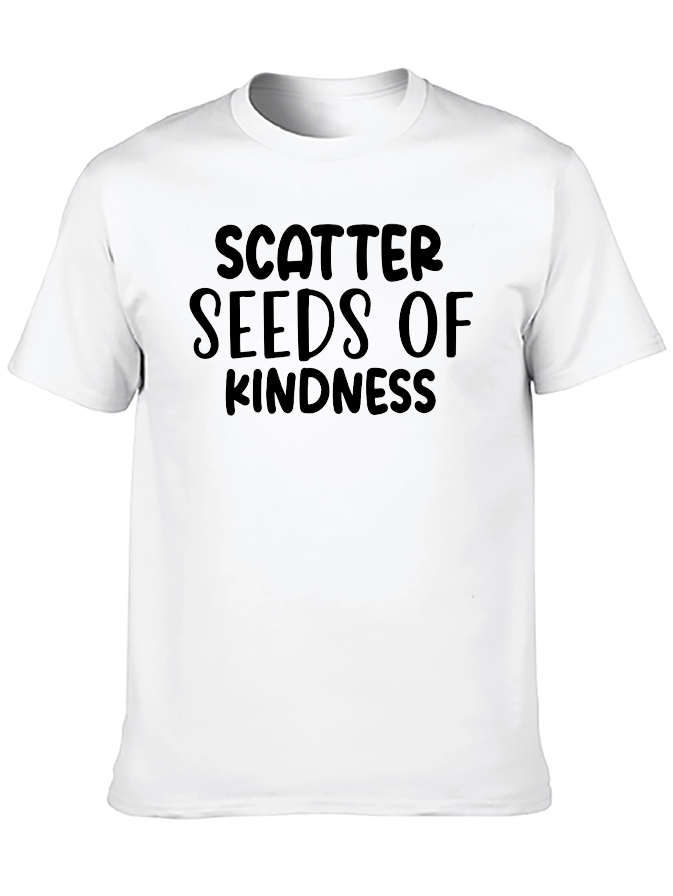 Camiseta Negra: Siembra Semillas de Bondad