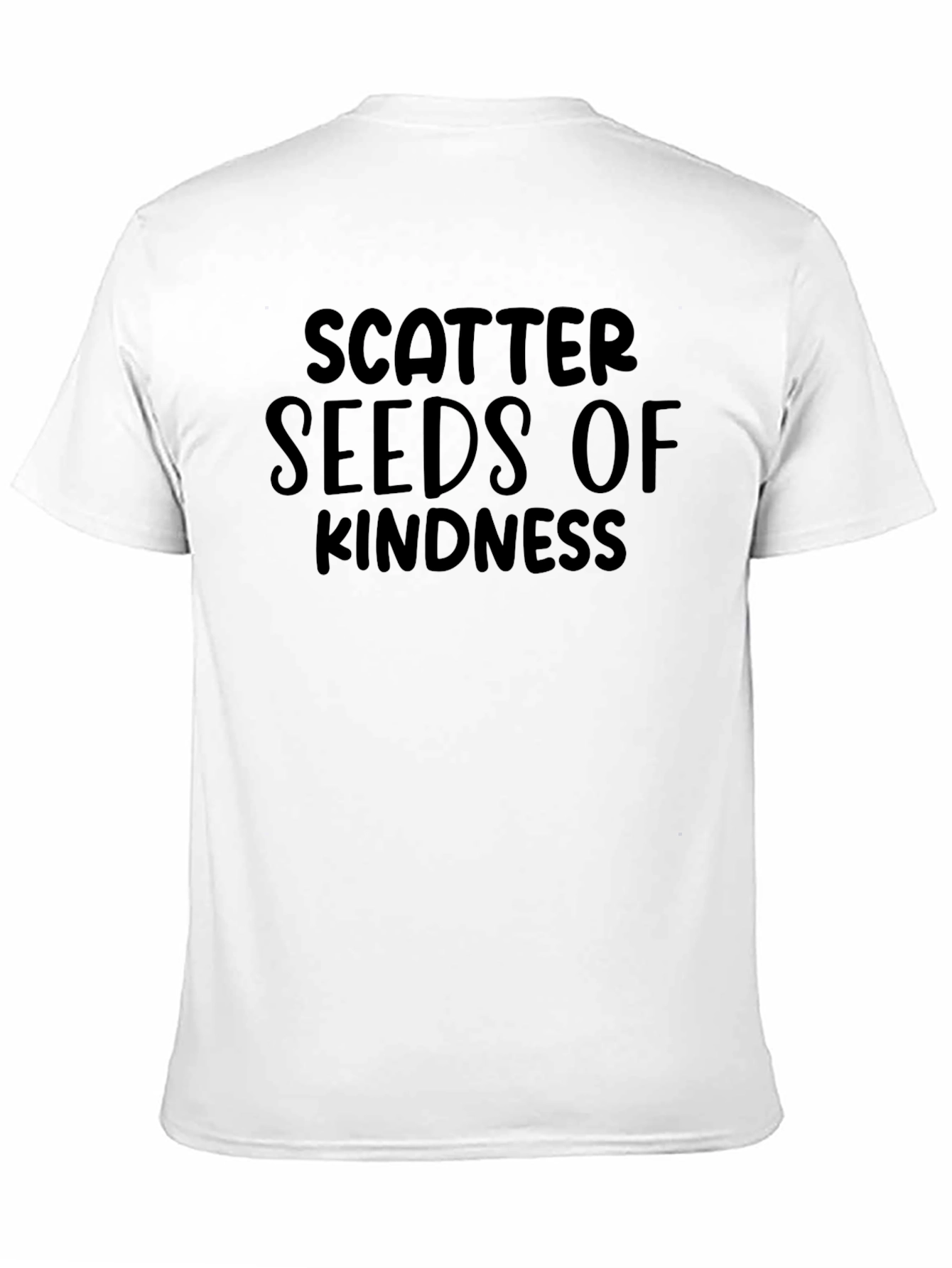 Camiseta Negra: Siembra Semillas de Bondad