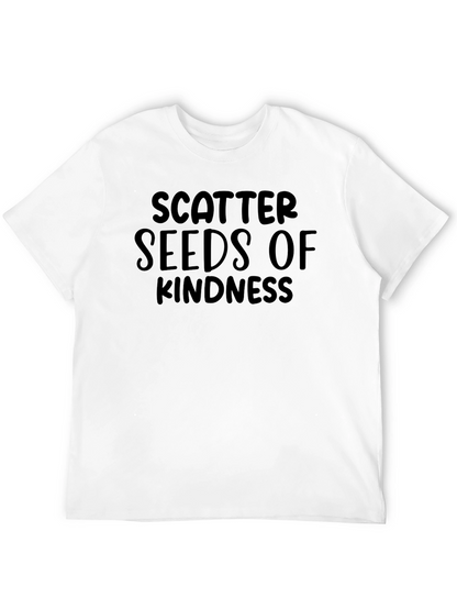 Camiseta Negra: Siembra Semillas de Bondad