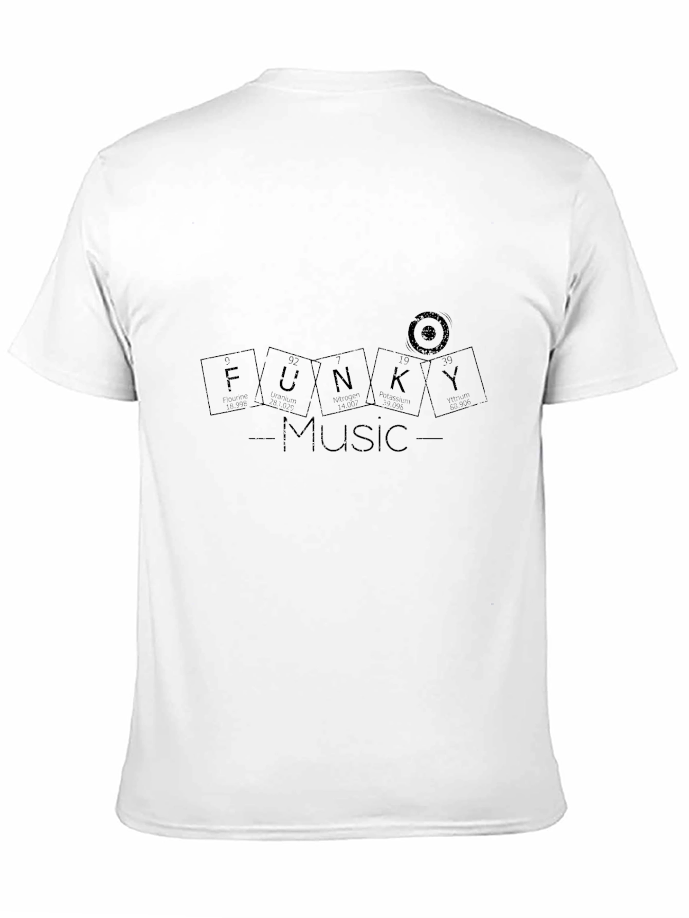 Camiseta Negra Funky Music para Hombre