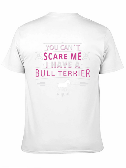 Camiseta Negra Bull Terrier - No Me Asustas