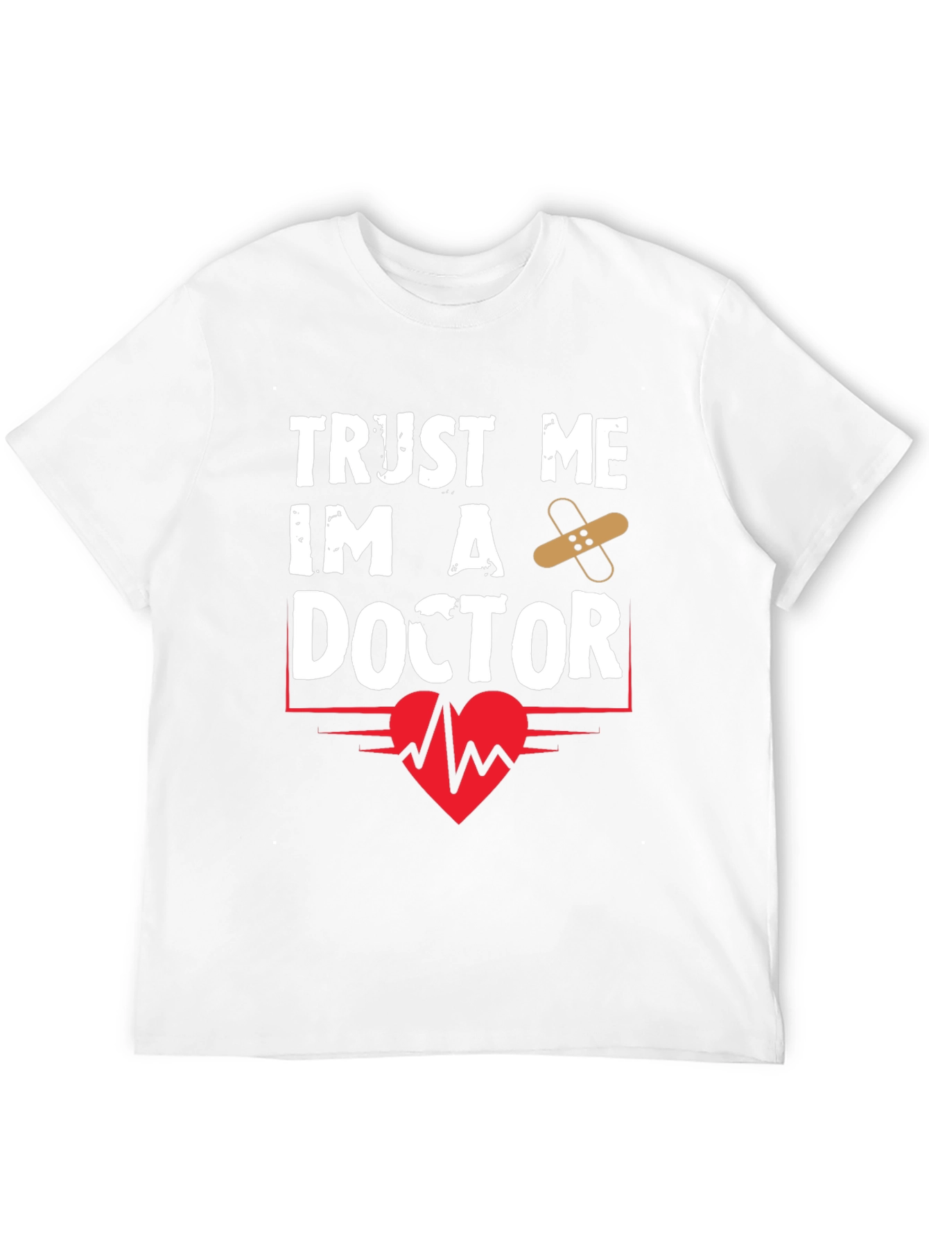 Camiseta Negra Confía en mí soy doctor