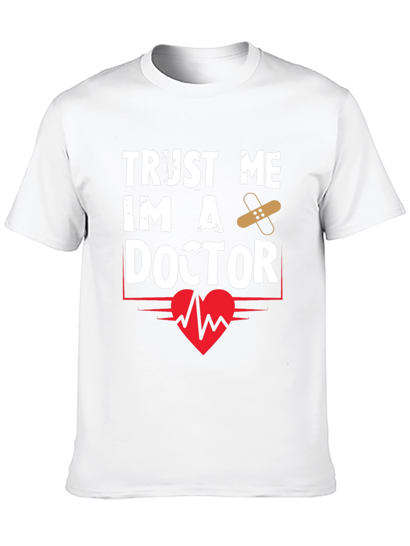 Camiseta Negra Confía en mí soy doctor