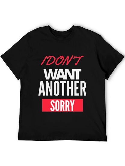 Camiseta Negra con Mensaje Divertido