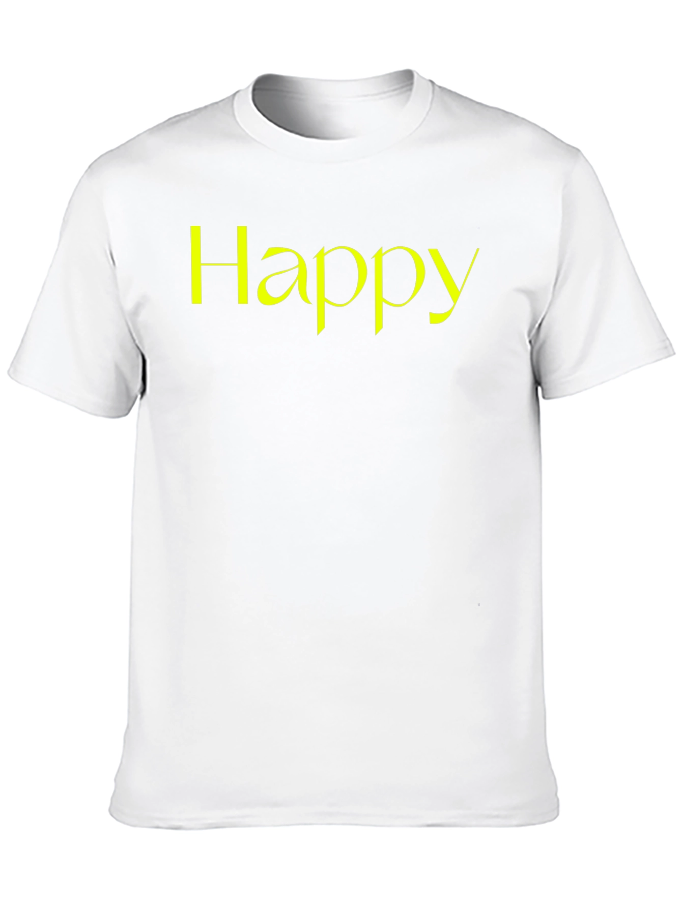 Camiseta Negra Happy para Hombre