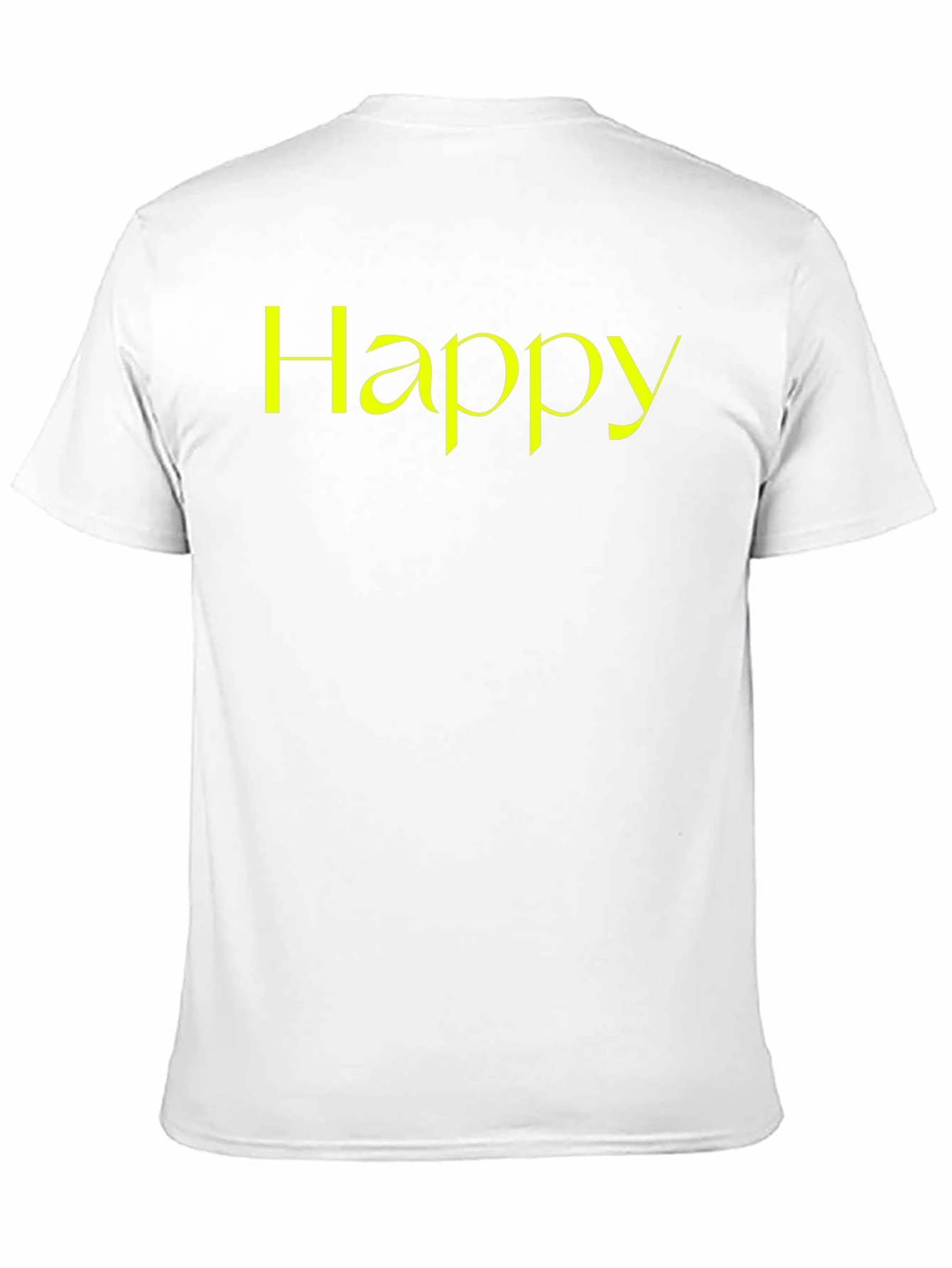 Camiseta Negra Happy para Hombre
