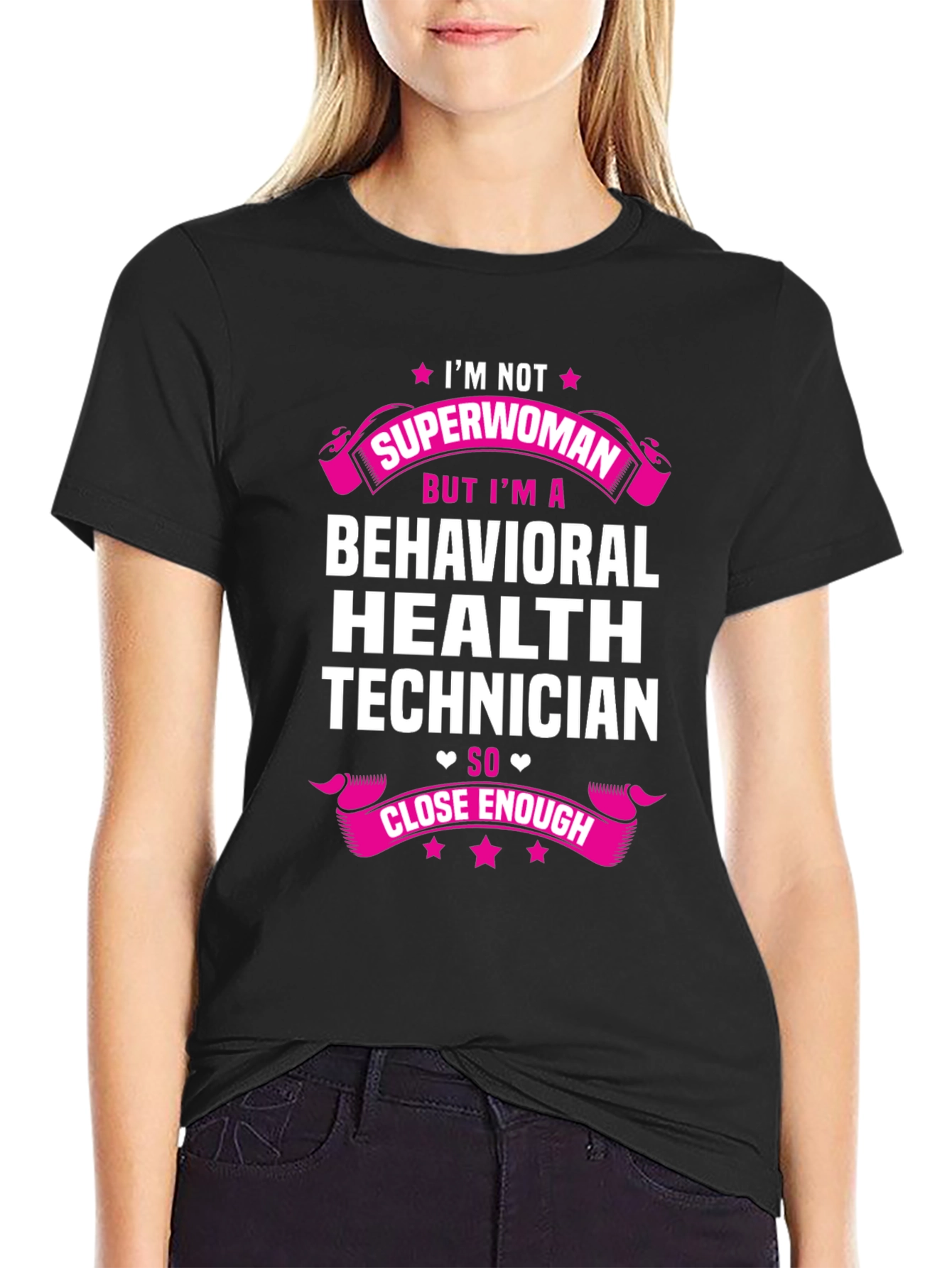 Camiseta de Técnico en Salud Conductual - Superwoman