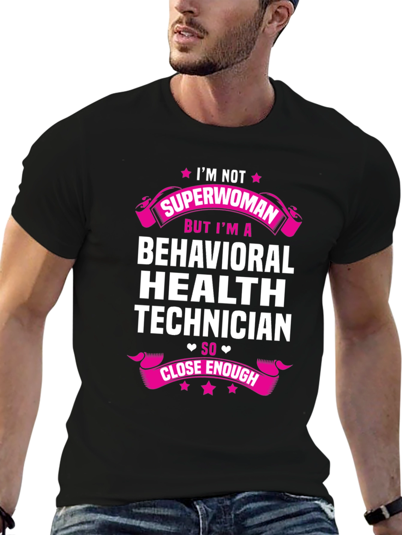 Camiseta de Técnico en Salud Conductual - Superwoman