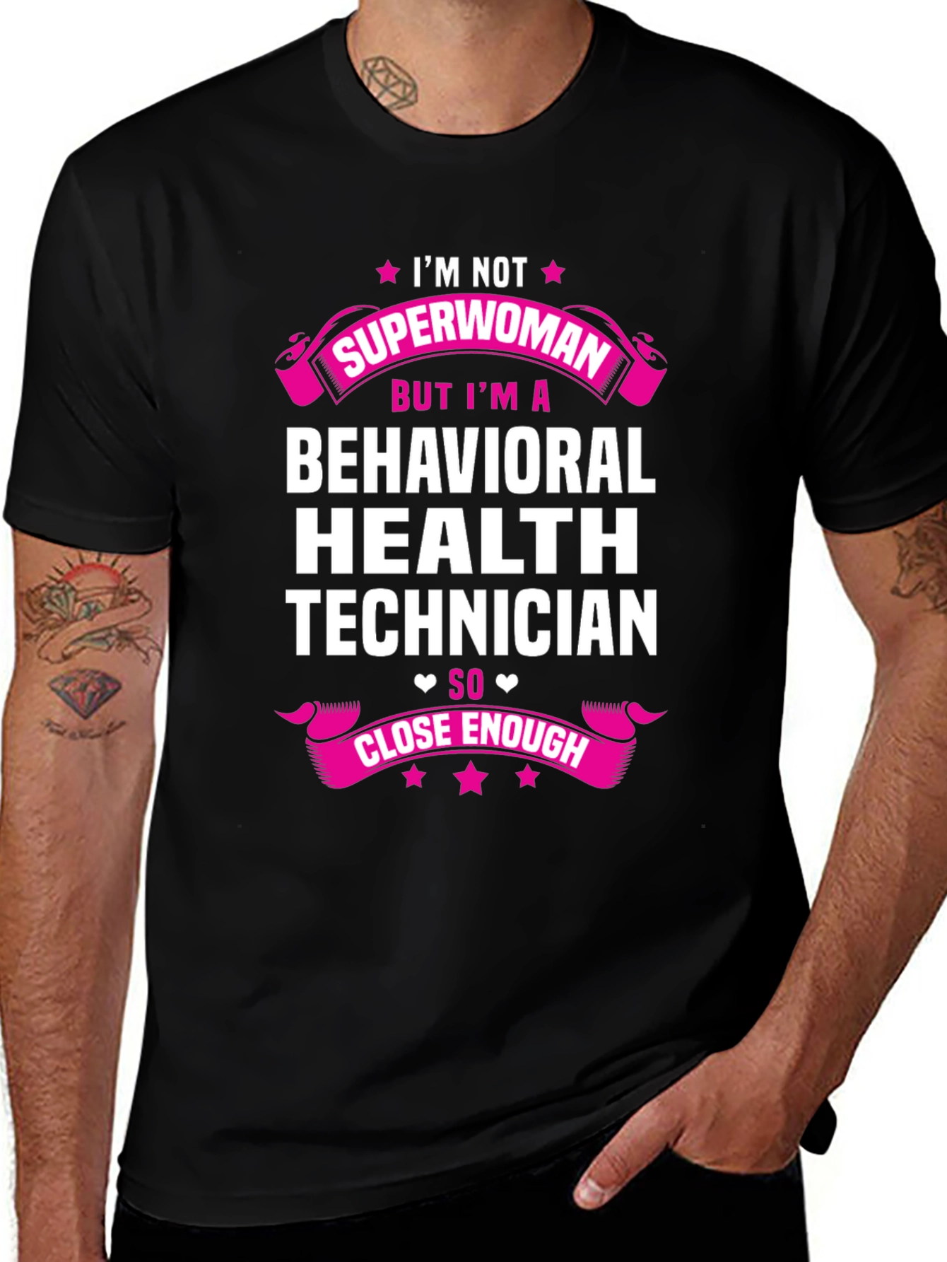 Camiseta de Técnico en Salud Conductual - Superwoman