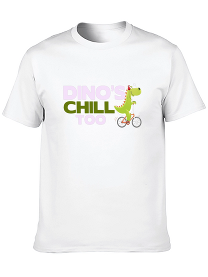 Camiseta Negra Dinos Chill Too