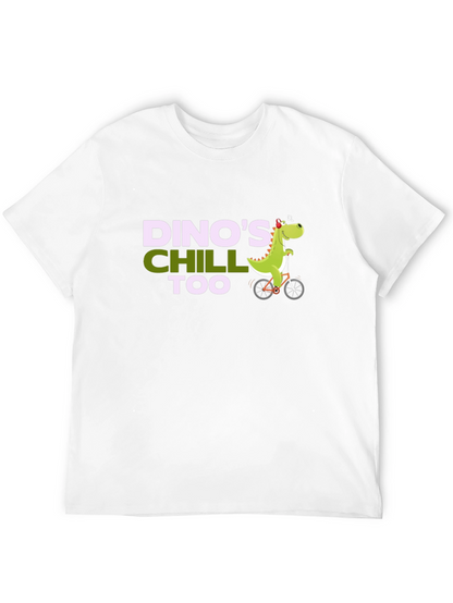 Camiseta Negra Dinos Chill Too