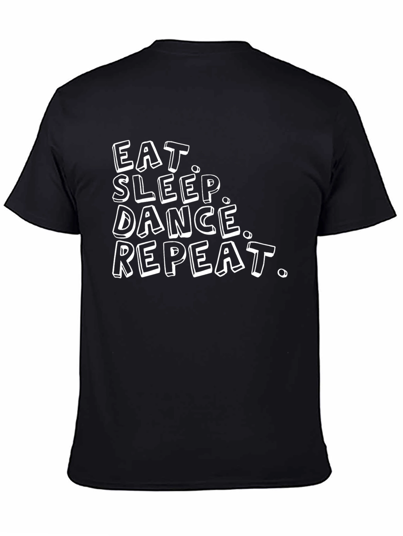 Camiseta Negra Hombre - Eat Sleep Dance Repeat