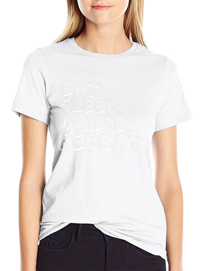 Camiseta Negra Hombre - Eat Sleep Dance Repeat