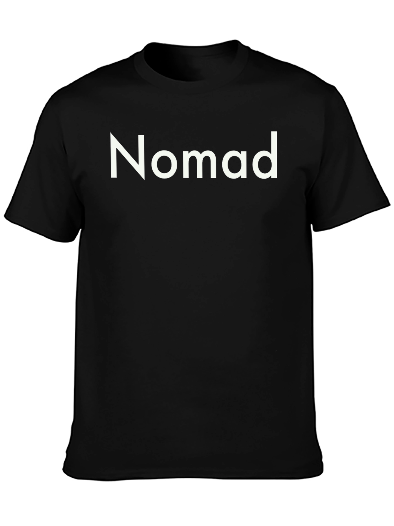 Camiseta Negra Nomad - Estilo Casual y Confort