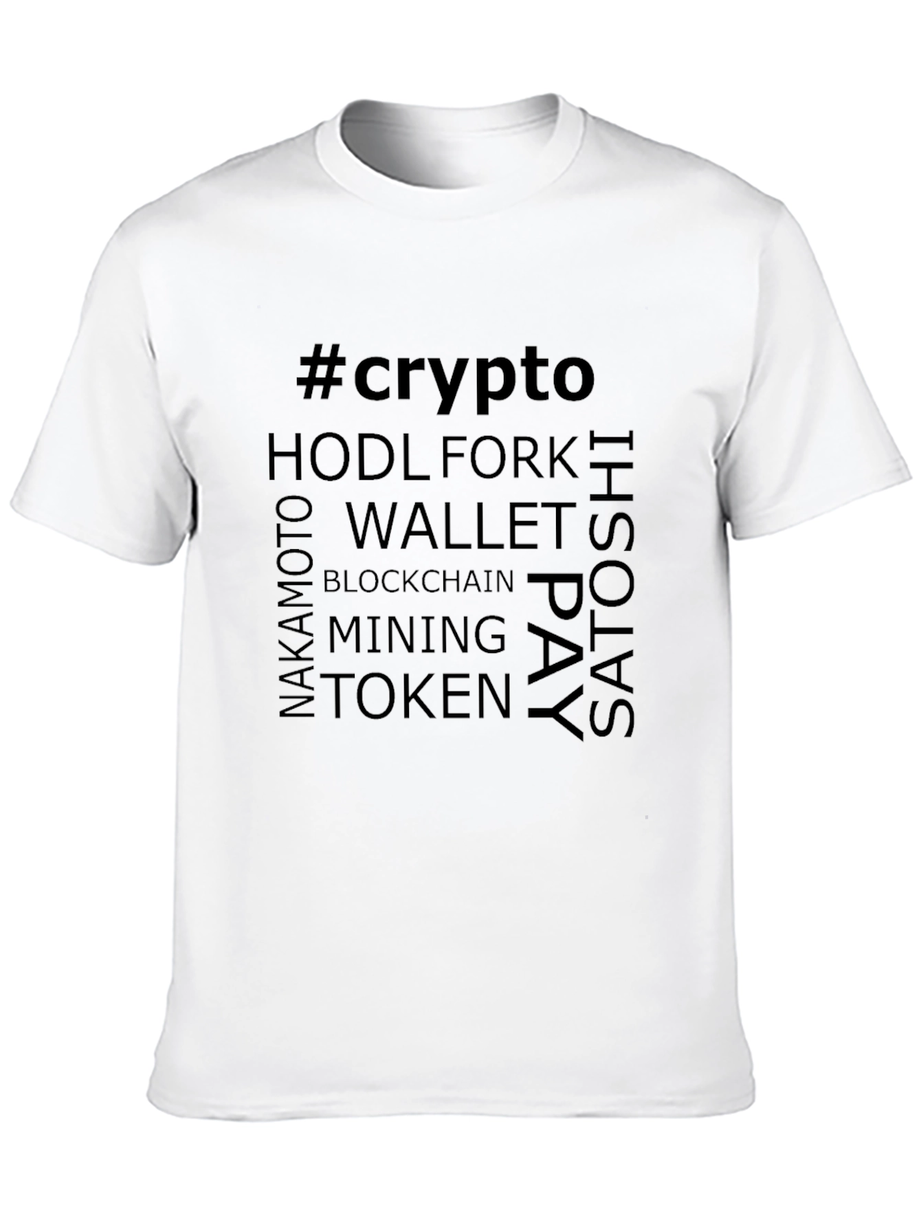 Camiseta Crypto Negra para Hombre