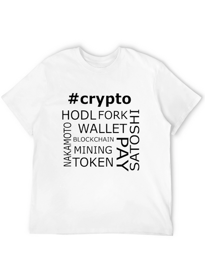 Camiseta Crypto Negra para Hombre