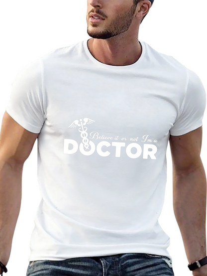 Camiseta Negra Doctor - Diseño Divertido