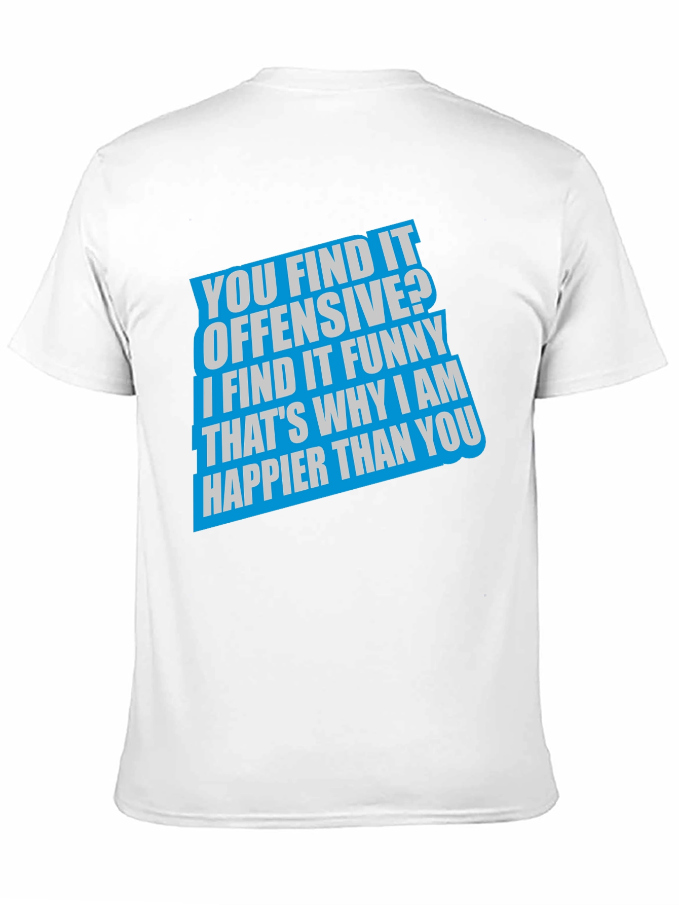 Camiseta Negra con Frase Humorística