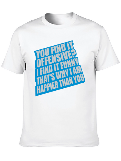 Camiseta Negra con Frase Humorística