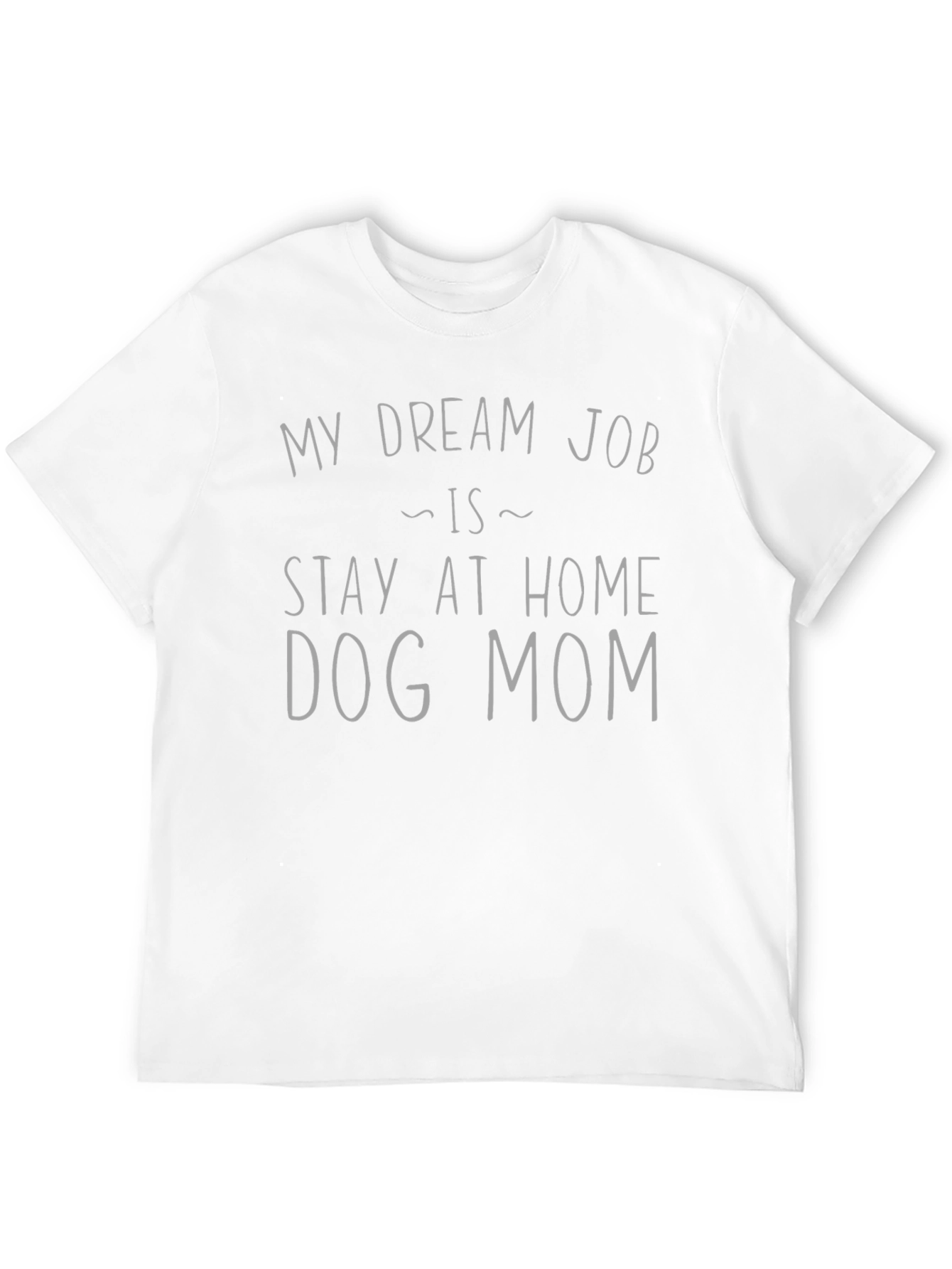 Camiseta Negra Mi Trabajo Ideal es Ser Mamá Perruna