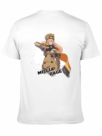Camiseta Negra Millia Rage - Guilty Gear