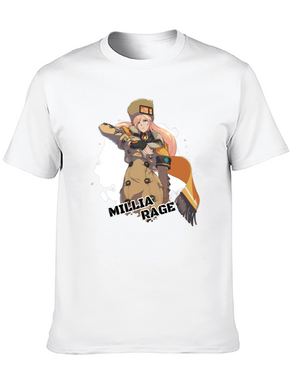 Camiseta Negra Millia Rage - Guilty Gear
