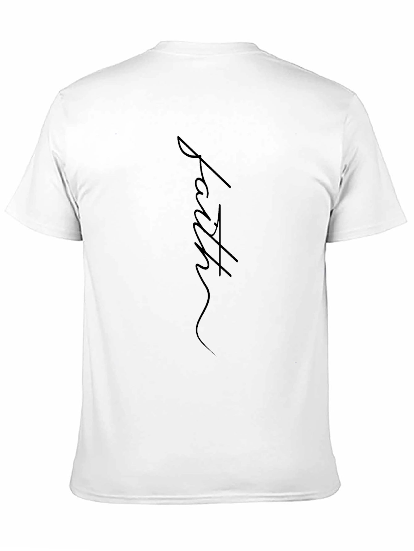 Camiseta Negra Fe para Hombre