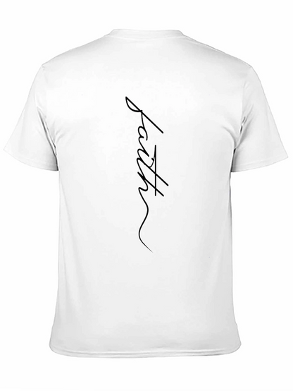 Camiseta Negra Fe para Hombre