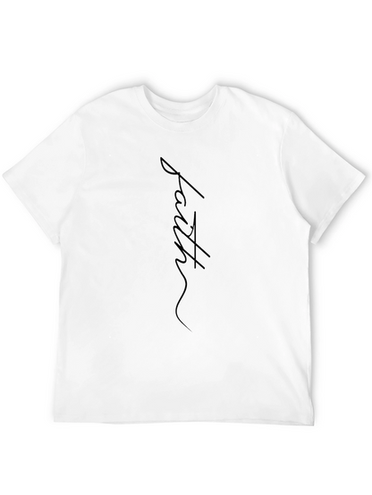 Camiseta Negra Fe para Hombre