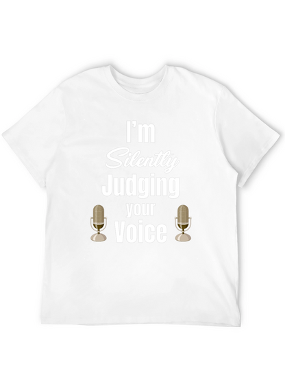 Camiseta Negra: Juzgando tu Voz en Silencio