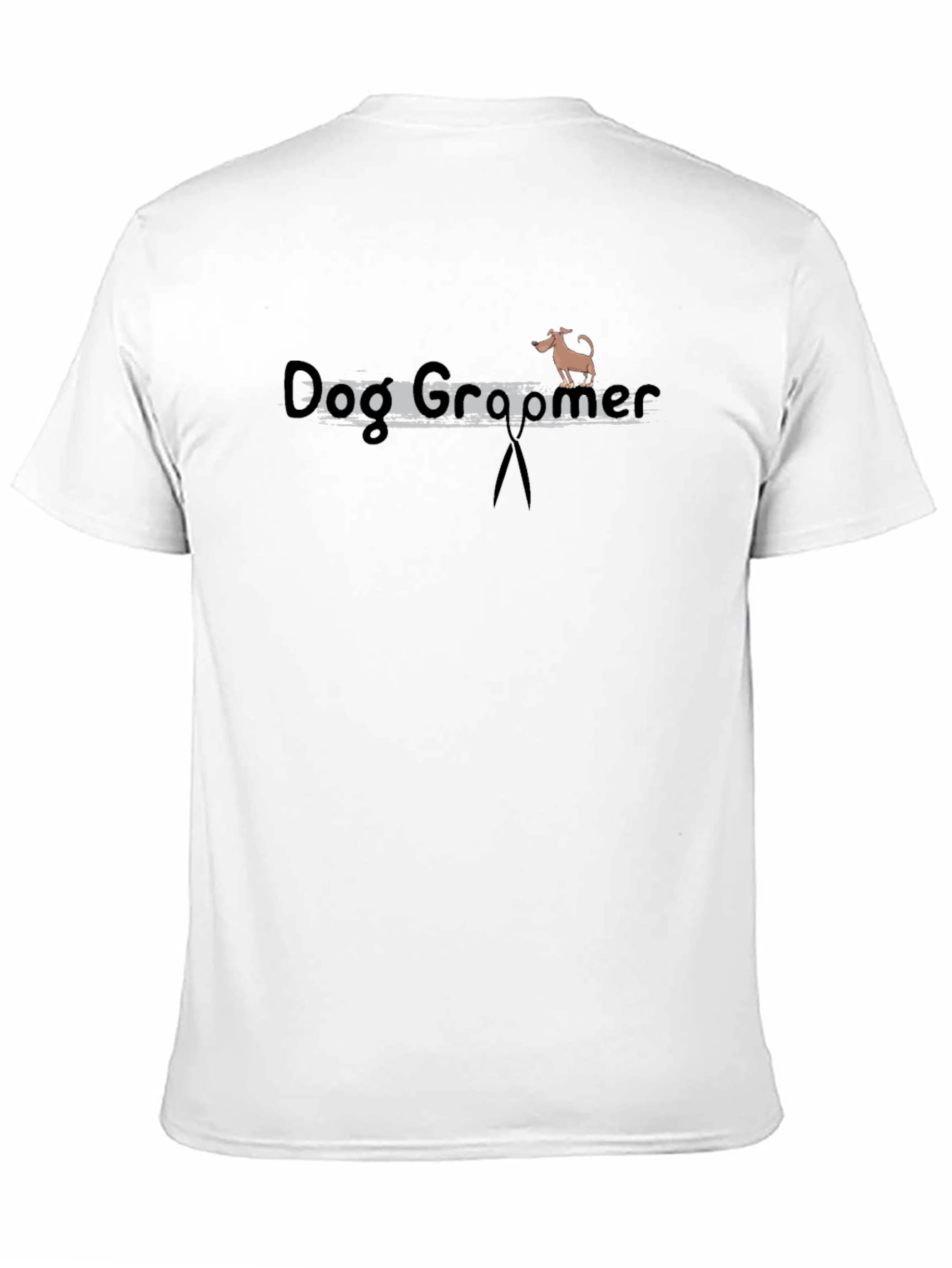 Camiseta Negra Dog Groomer para Amantes de los Perros
