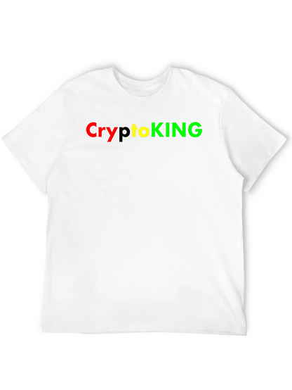 Camiseta Negra CryptoKING - Diseño Moderno
