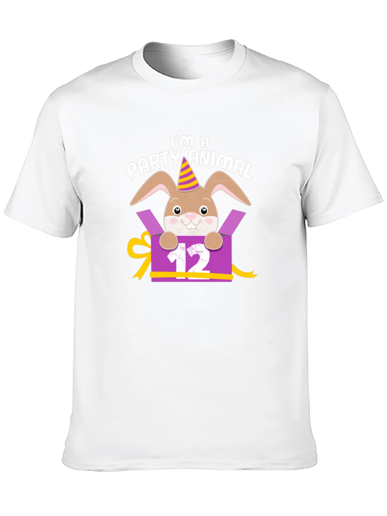 Camiseta Animal de Fiesta Conejo Cumpleaños