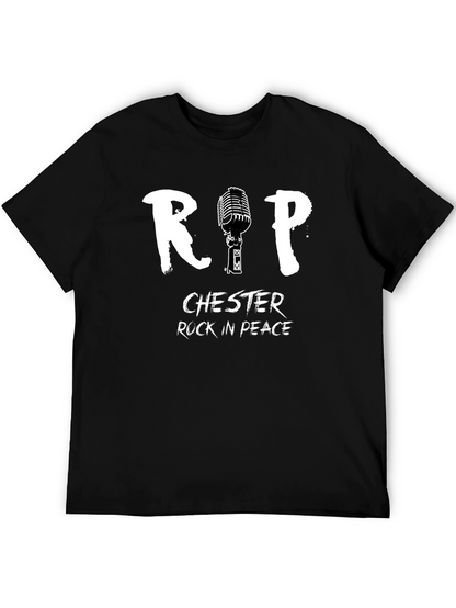 Camiseta Negra Homenaje Chester Bennington