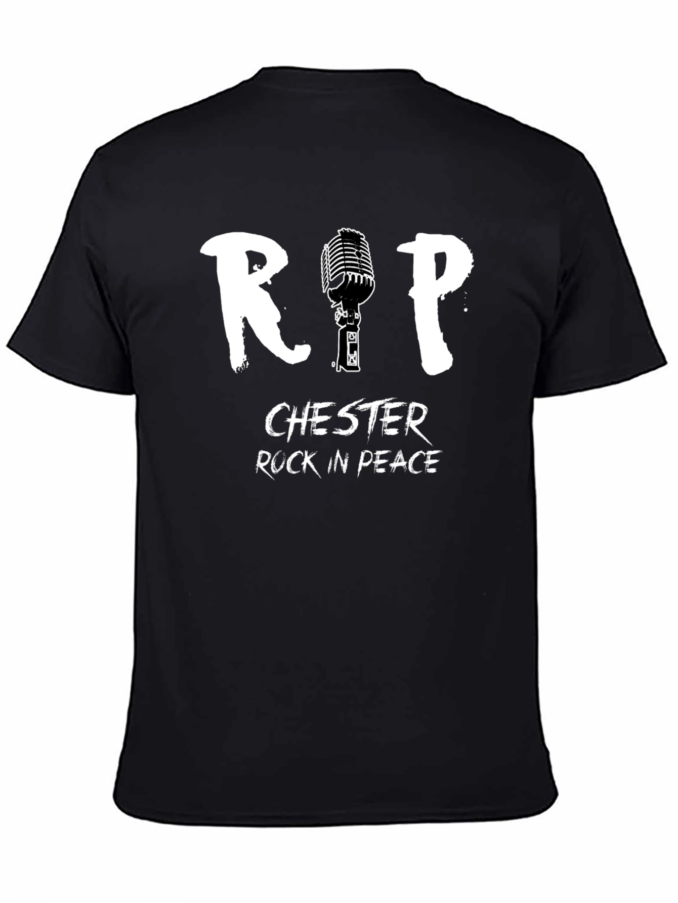 Camiseta Negra Homenaje Chester Bennington
