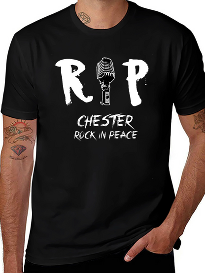 Camiseta Negra Homenaje Chester Bennington