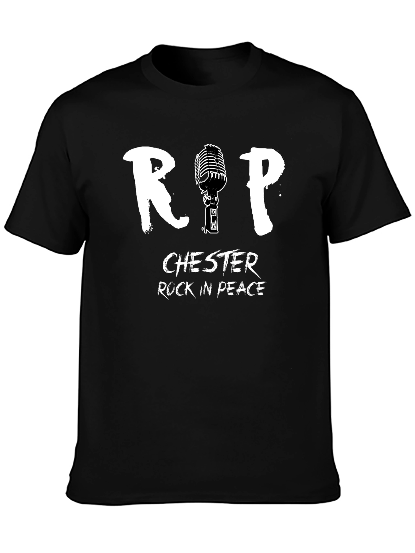 Camiseta Negra Homenaje Chester Bennington