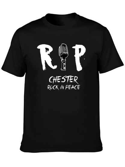 Camiseta Negra Homenaje Chester Bennington