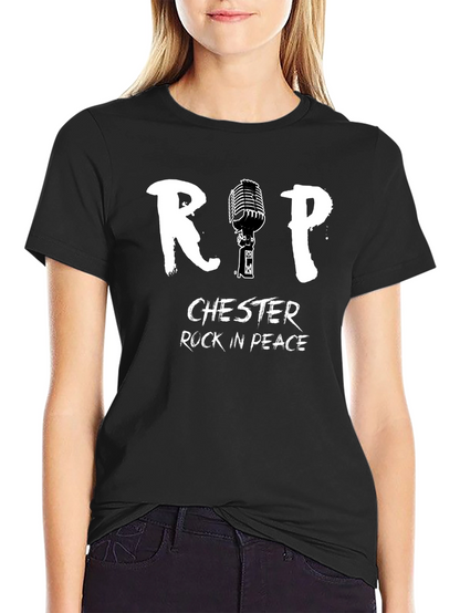 Camiseta Negra Homenaje Chester Bennington