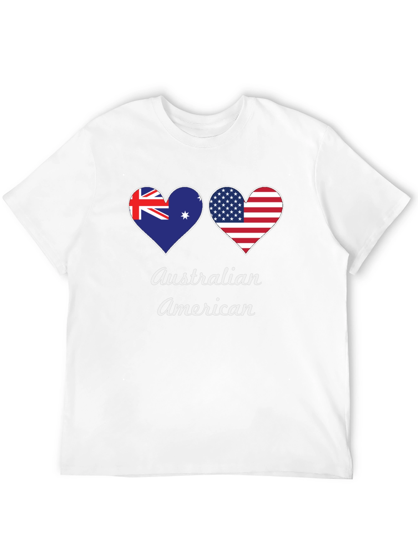 Camiseta Negra Corazón Australia-EEUU