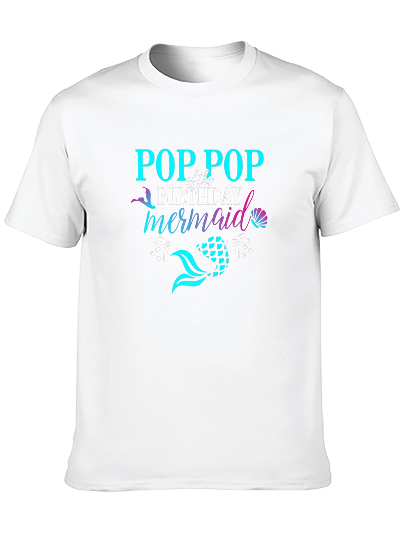 Camiseta Negra Pop Pop Mermaid