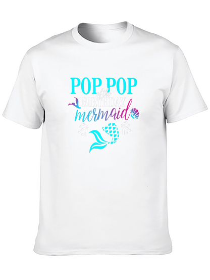 Camiseta Negra Pop Pop Mermaid