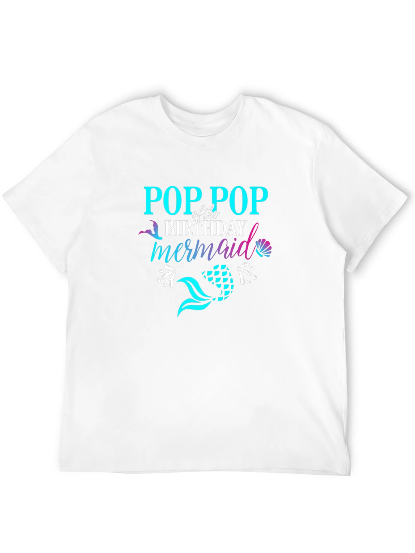 Camiseta Negra Pop Pop Mermaid