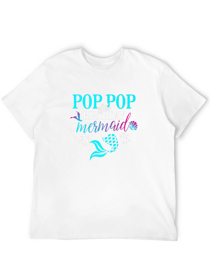 Camiseta Negra Pop Pop Mermaid