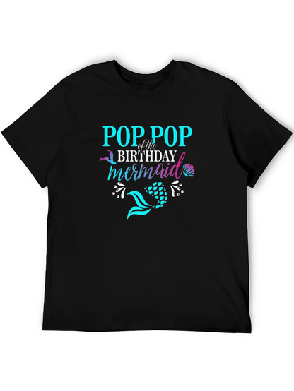 Camiseta Negra Pop Pop Mermaid