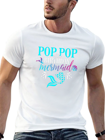 Camiseta Negra Pop Pop Mermaid