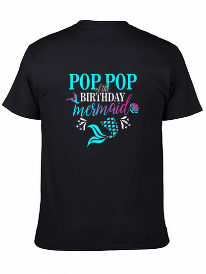 Camiseta Negra Pop Pop Mermaid