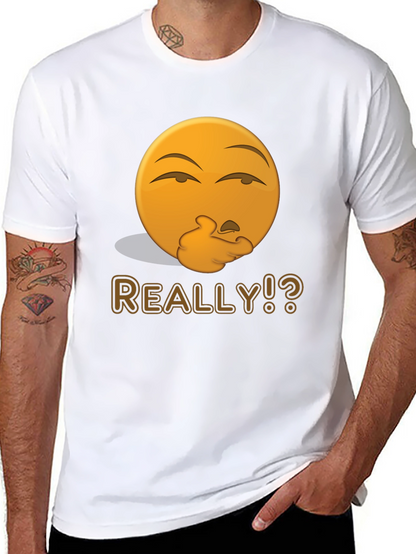 Camiseta Negra con Emoji ¿En Serio?