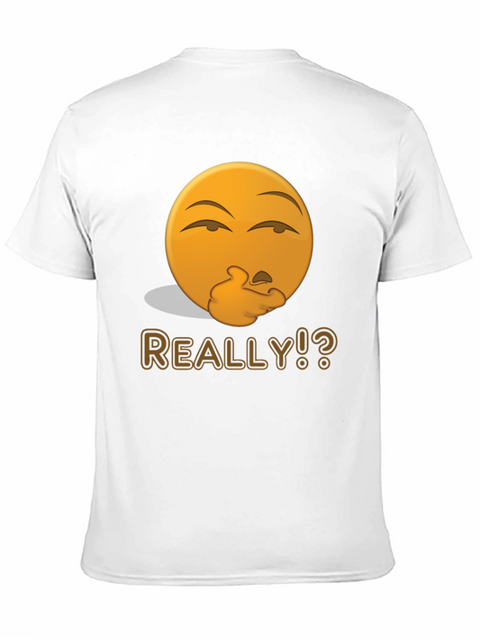 Camiseta Negra con Emoji ¿En Serio?