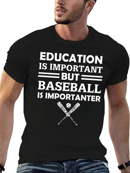 Camiseta Negra Béisbol Importanter